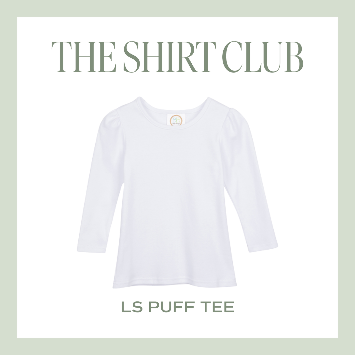 The Shirt Club – Long Sleeve Puff Sleeve Tee