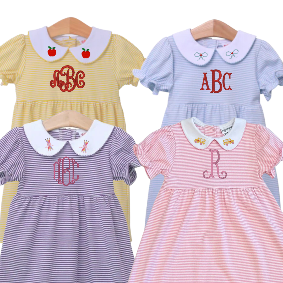 Back to School Collared Bubble