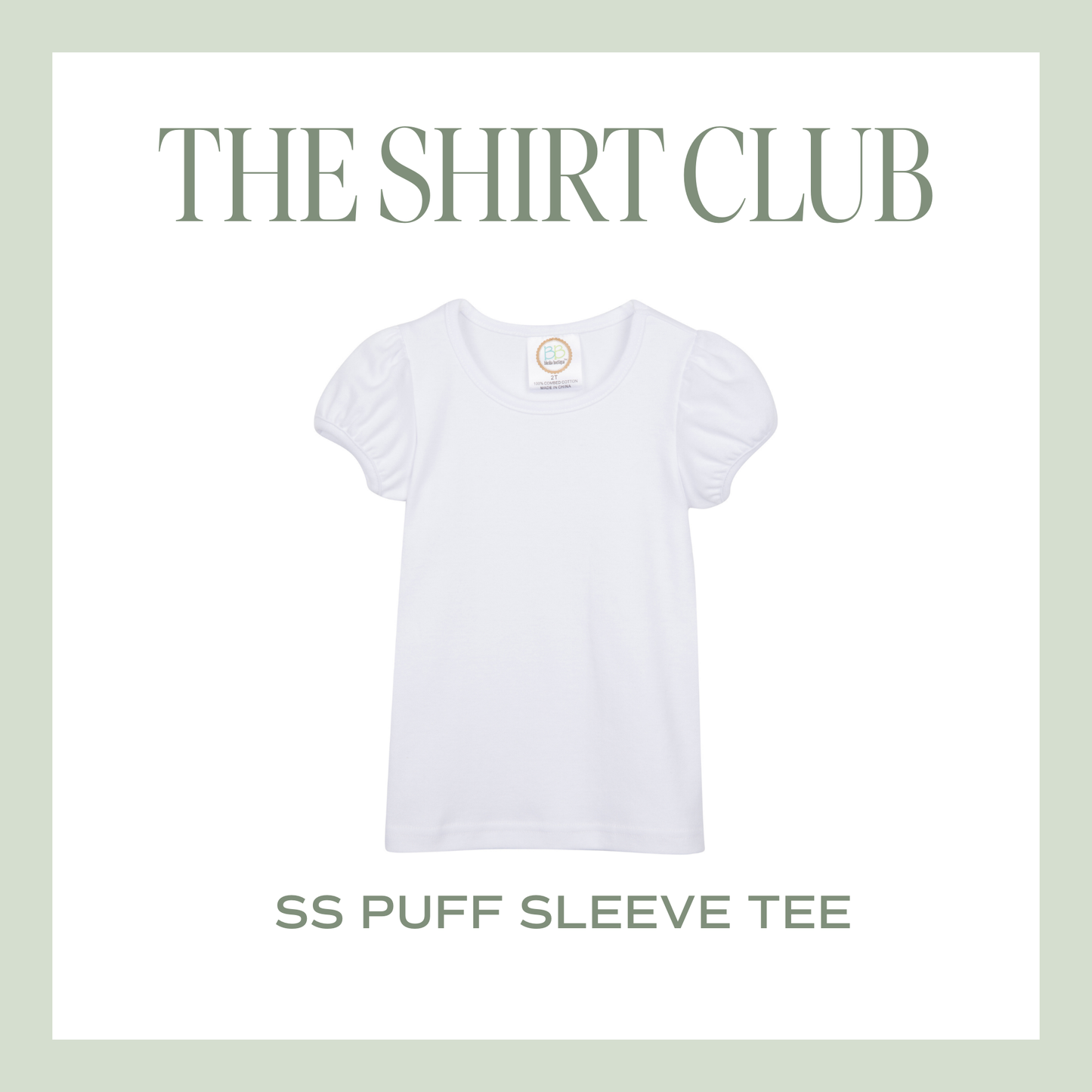 The Shirt Club – SS Puff Sleeve Tee