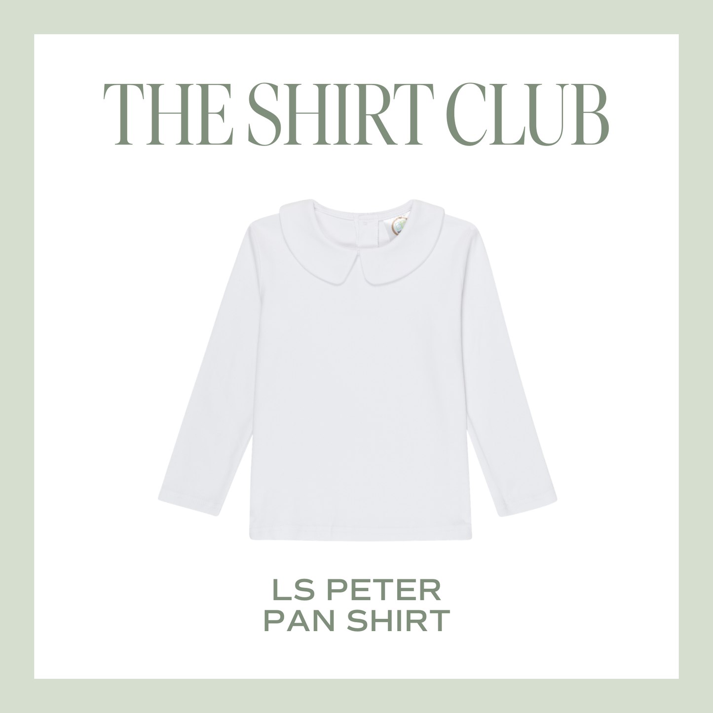 The Shirt Club – Long Sleeve Peter Pan Shirt