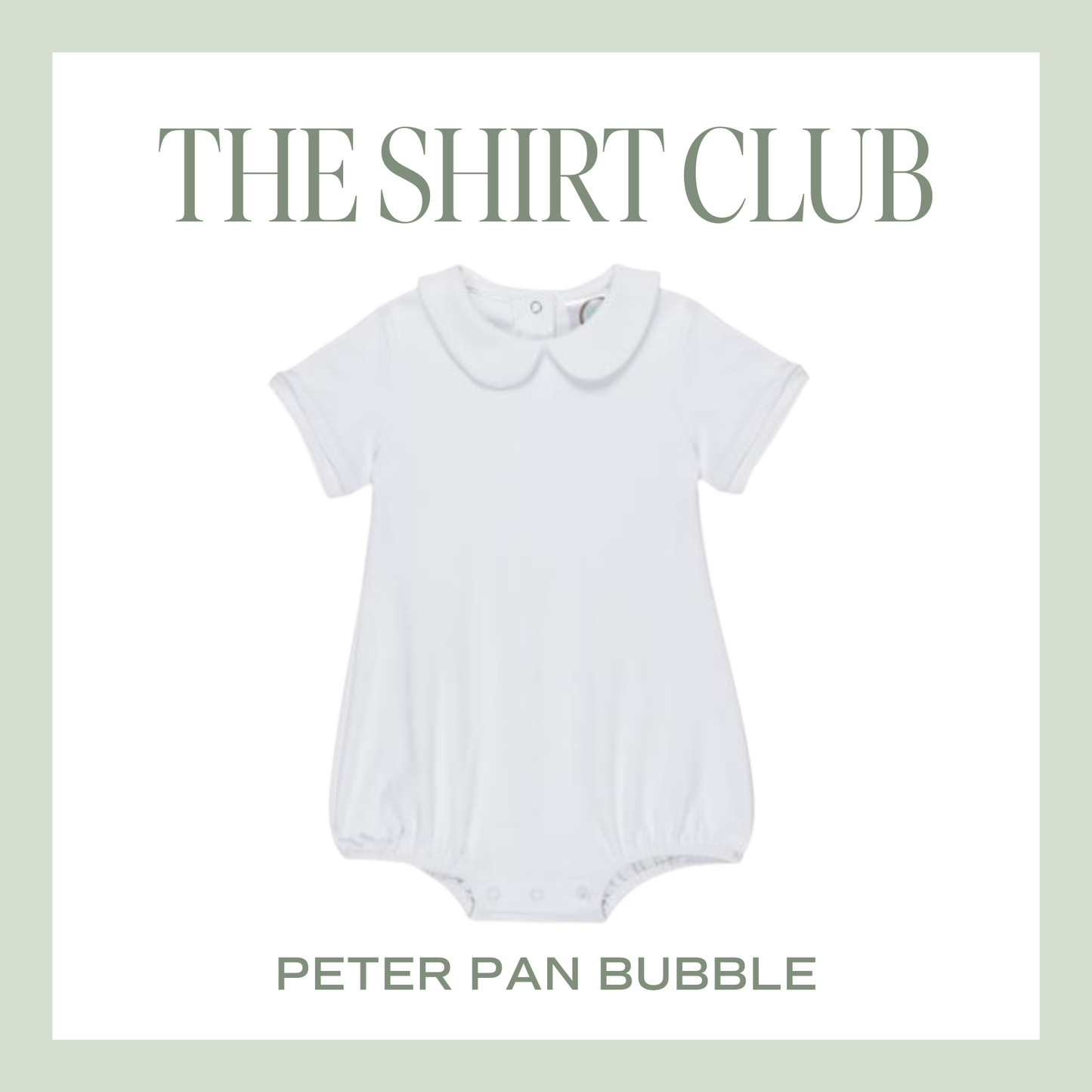 The Shirt Club – Peter Pan Bubble