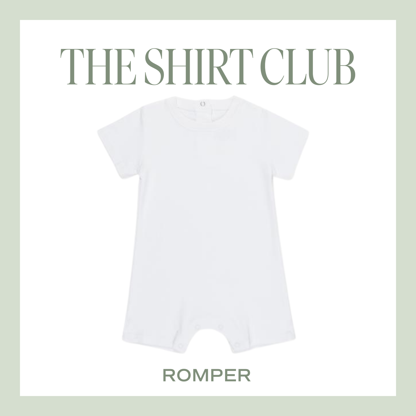 The Shirt Club – Romper