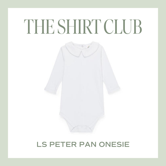The Shirt Club – Long Sleeve Peter Pan Onesie