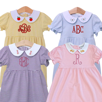 Back to School Collared Bubble