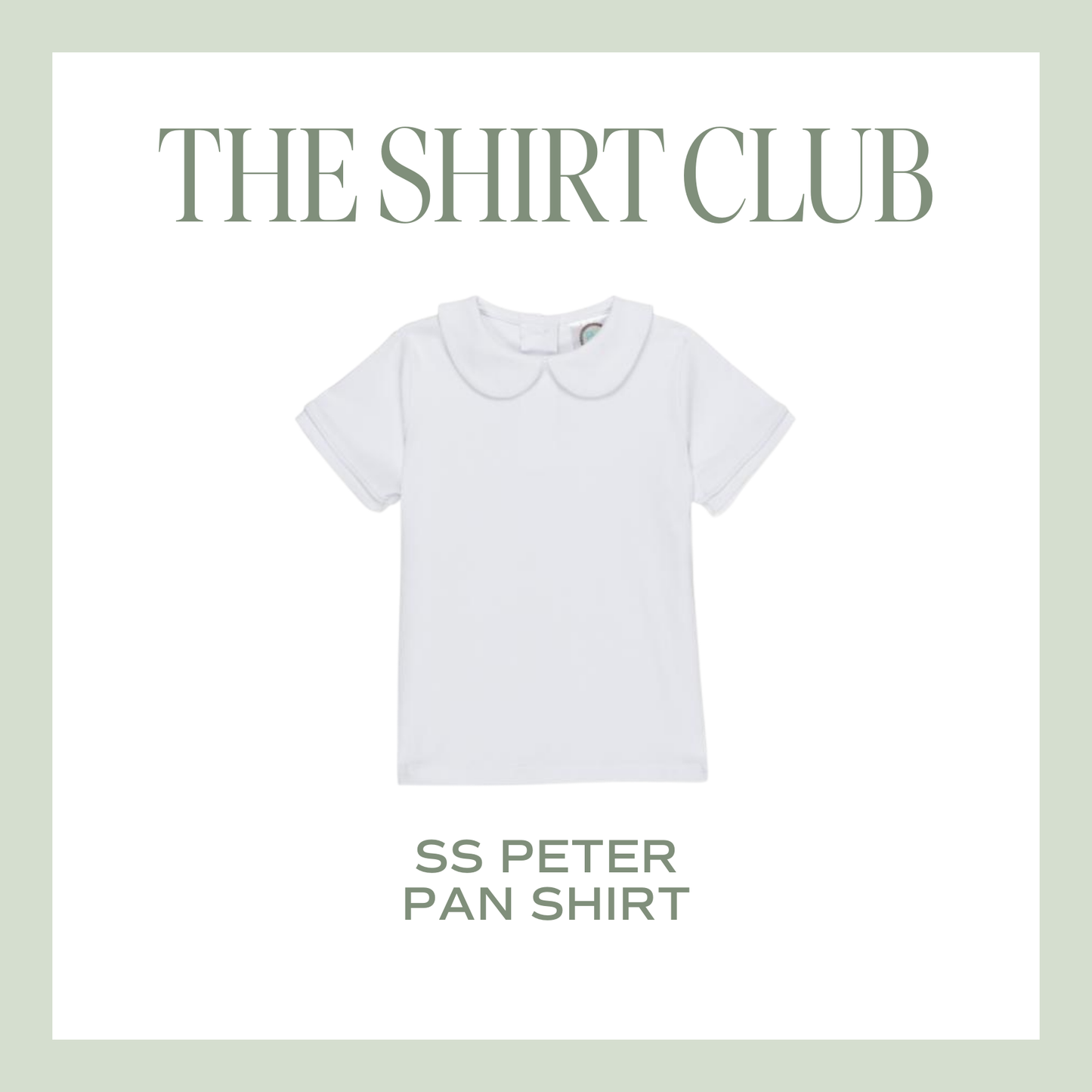 The Shirt Club – SS Peter Pan Shirt