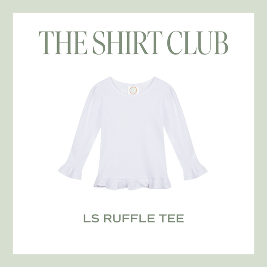 The Shirt Club – Long Sleeve Ruffle Tee