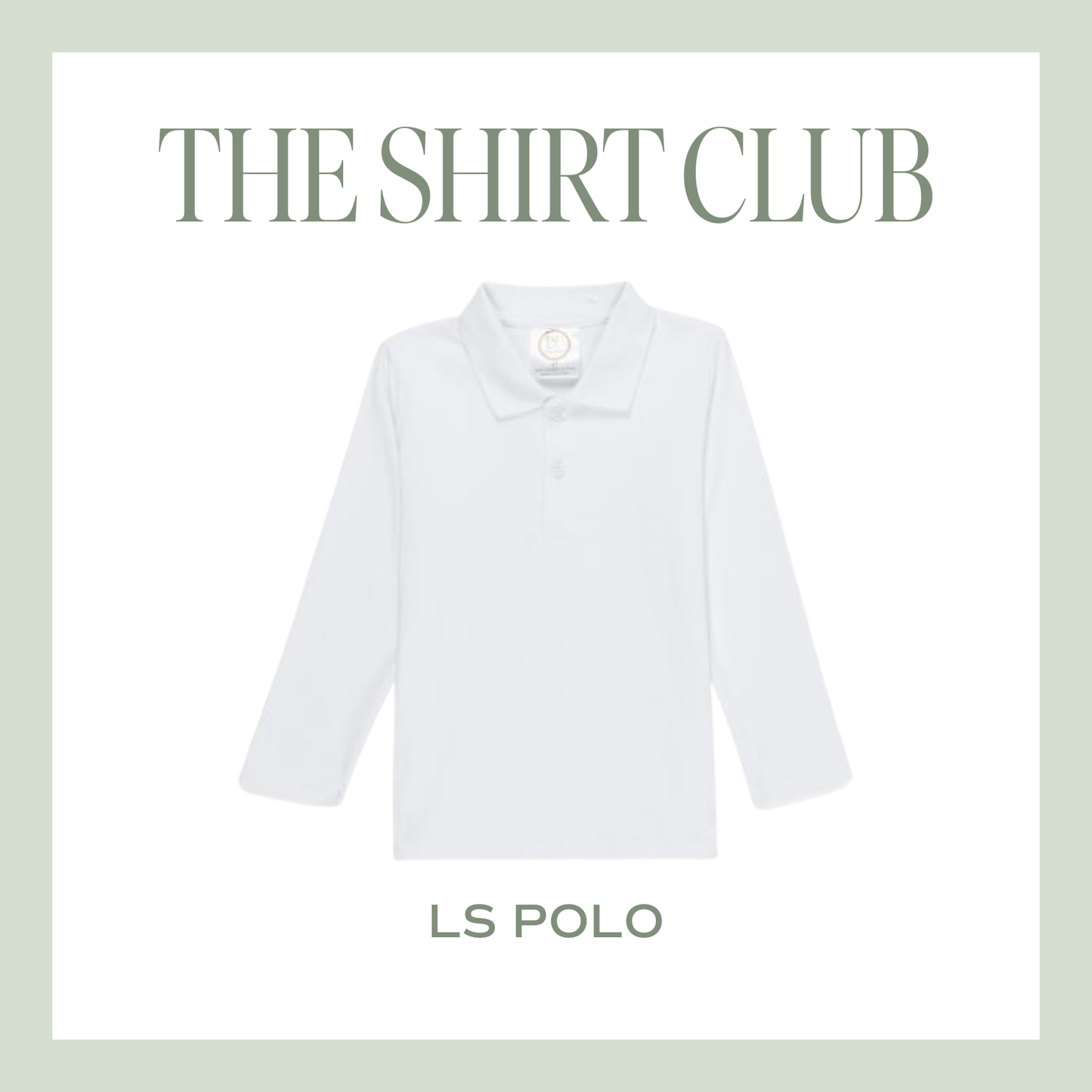 The Shirt Club – Long Sleeve Polo