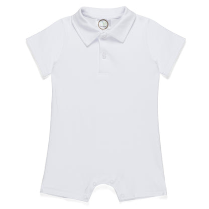 Short Sleeved Polo Romper