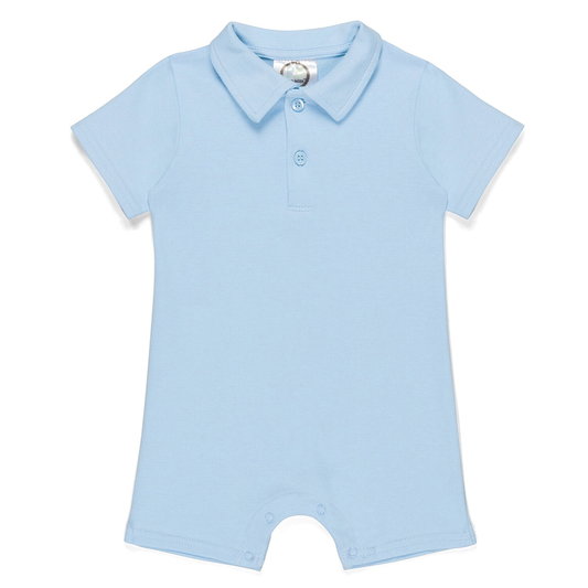Short Sleeved Polo Romper