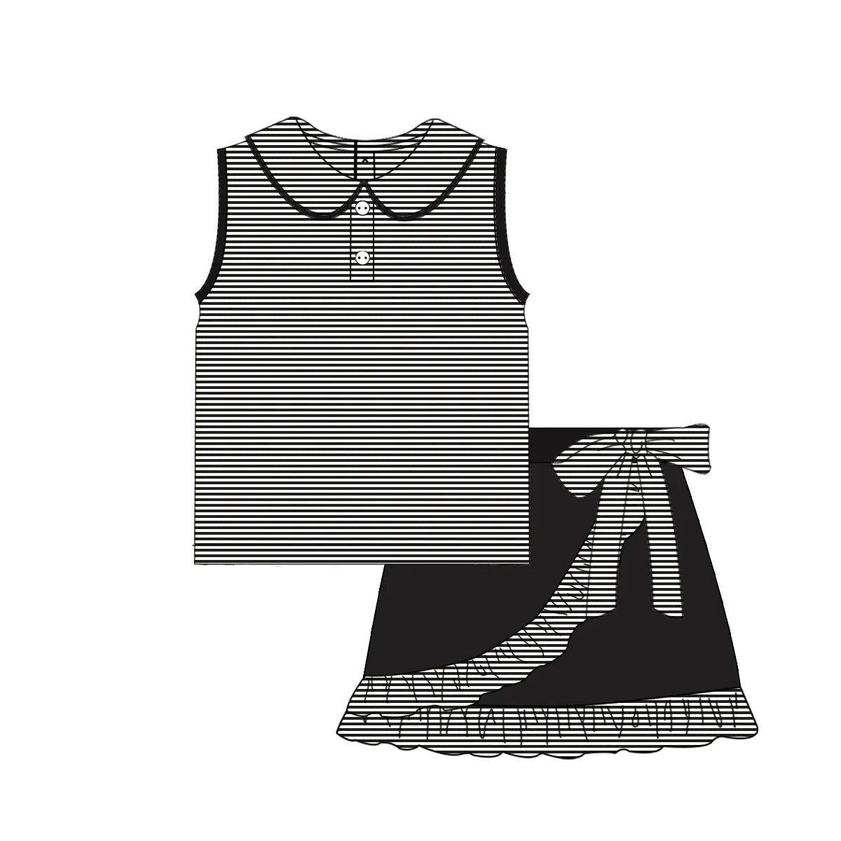 Girls Game Day Skort Set PREORDER