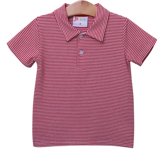 Boys Striped Polo