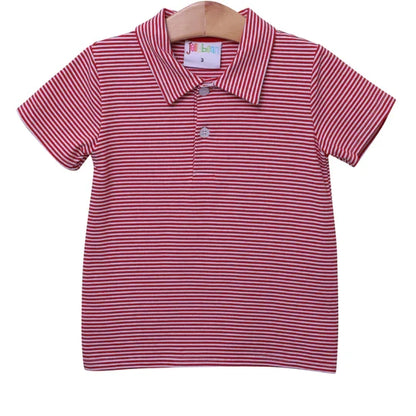 Boys Striped Polo
