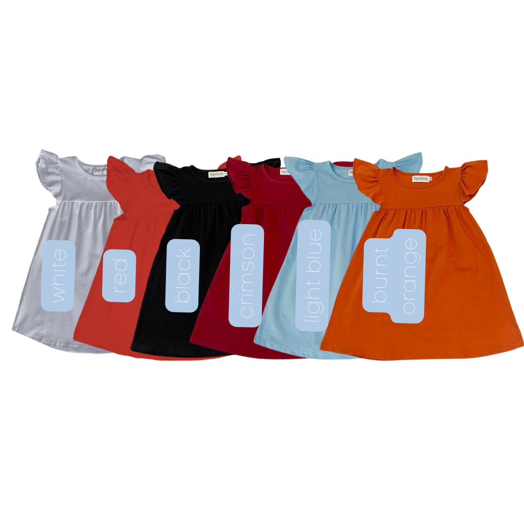 Flutter Sleeve Dress