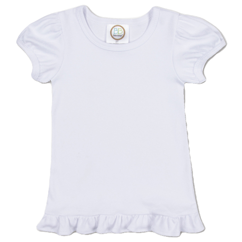 Chiefs Short Sleeve Ruffle Tee