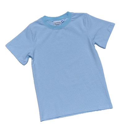 Knit Stripe Short Sleeve Shirt